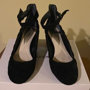 Alfani Black suede shoes size 9